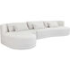 Laken Copenhagen White Sofa Chaise, LAF